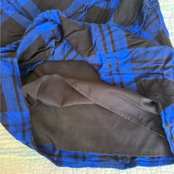 GAP Blue and Black Faux Wrap Mini Skirt for Casual Wear - Picture 6 of 8